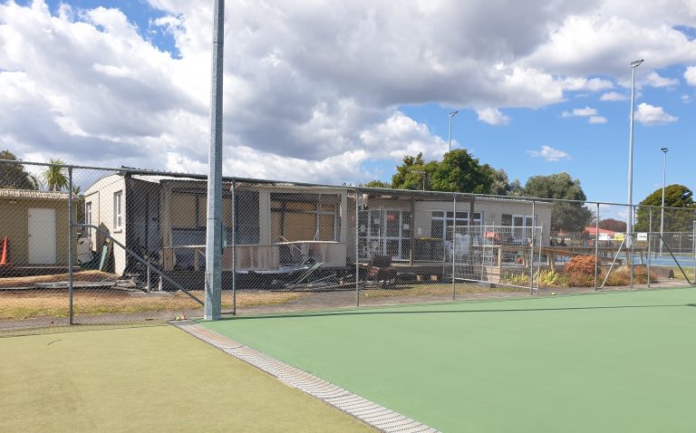 Tennis club soldiers on despite fire