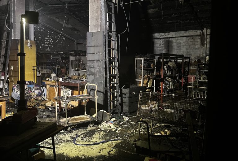 Community rallies after hospice centre gutted in blaze