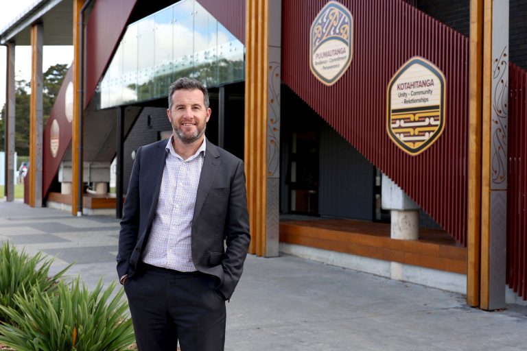 Principal in Person with Murray Saunders, Pukekohe High School