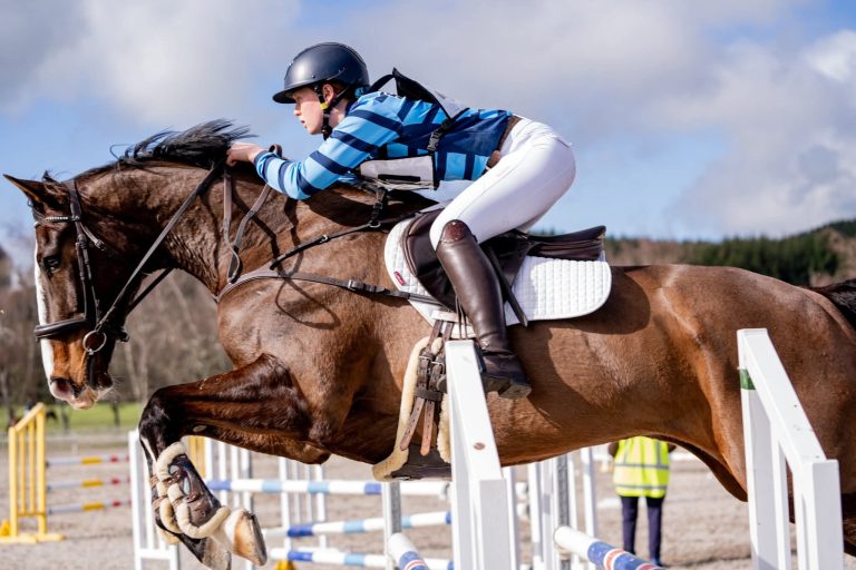 A budding equestrian superstar