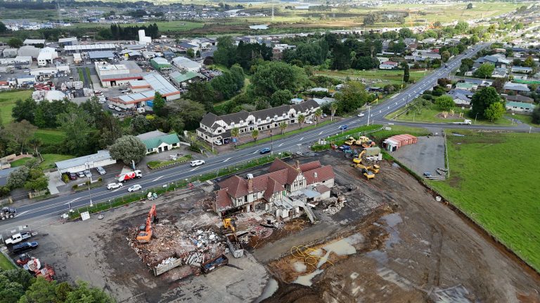 Redevelopment underway at Drury pub site