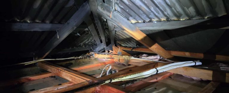 Fireworks spark roof blaze in Tuakau home