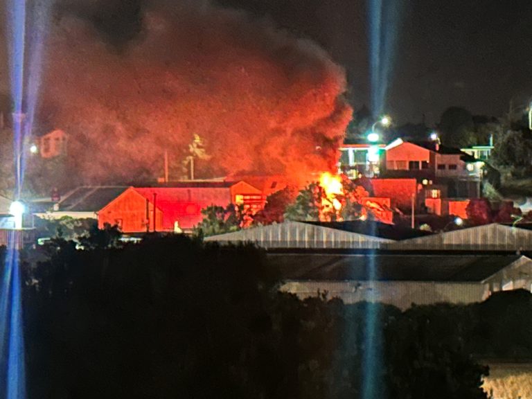 Second fire in Waiuku’s Kitchener Road overnight related to Monday’s blaze