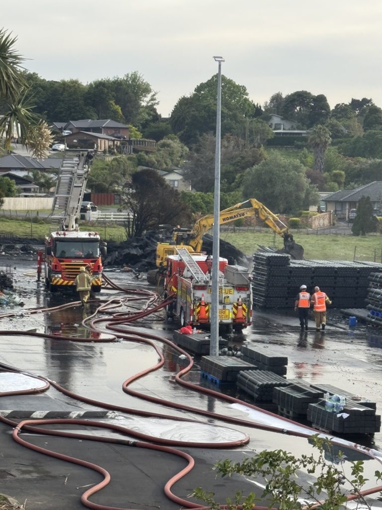 Waiuku Business Park owner ‘relieved’ after arrest over major fire
