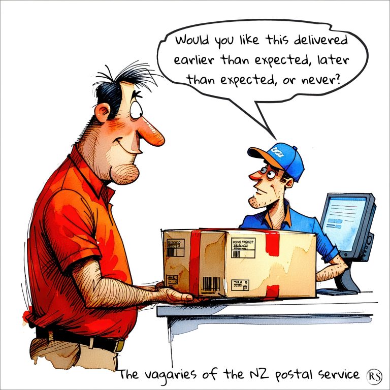 Cartoon: Postal services