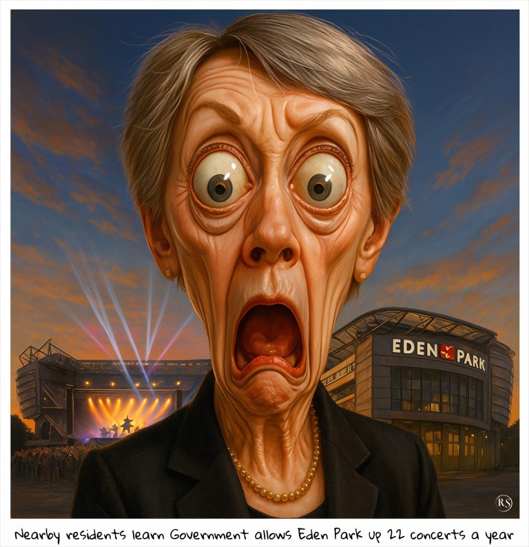 Cartoon: Residents and new Eden Park rules