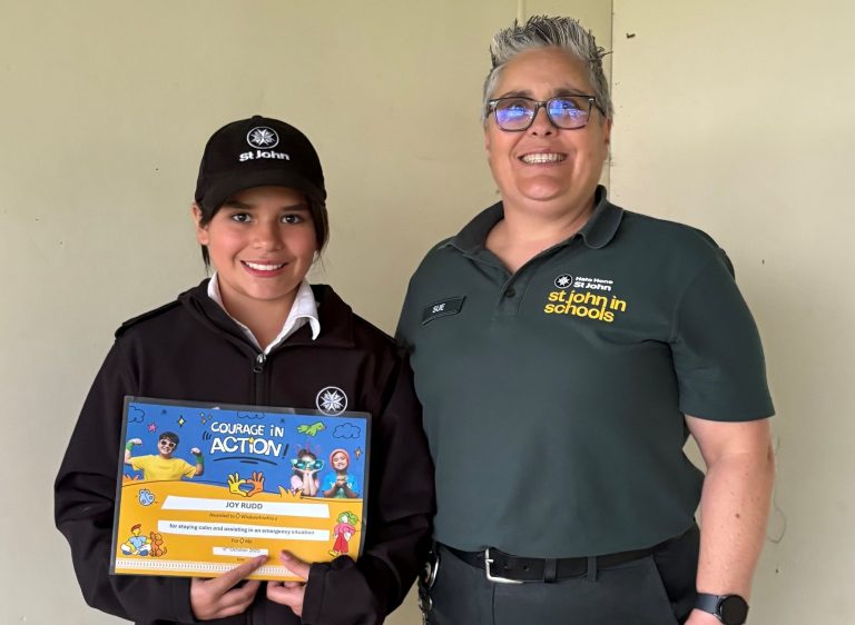 Cadet jumps into action