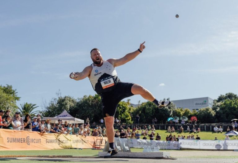 Walsh throws for hometown crowd