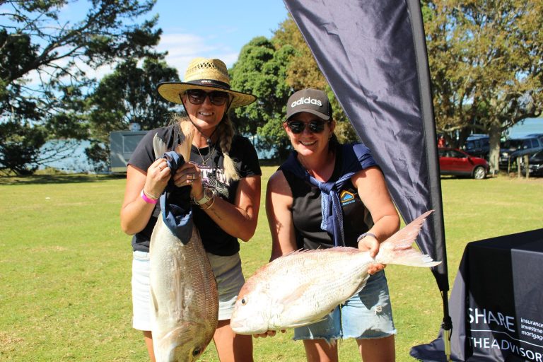 Sun shines on fishing competition