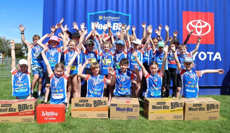 Youngsters ready for Sanitarium Weet-Bix Kids TRYathlon