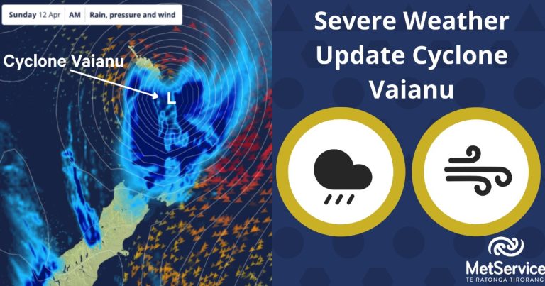 Cyclone Vaianu – be prepared, council warns