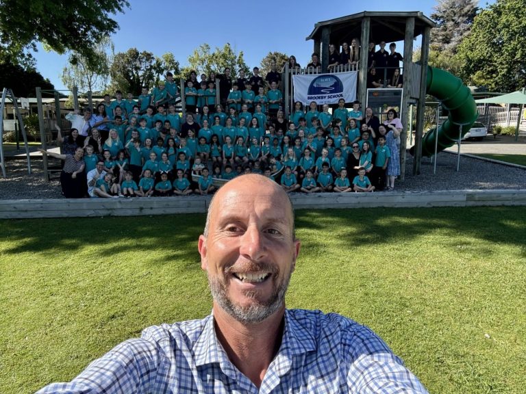 Principal in Person: Wayne Gillard, of Brookby School