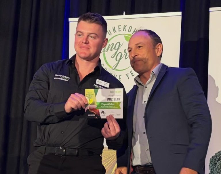 James Blair takes Pukekohe Young Grower title