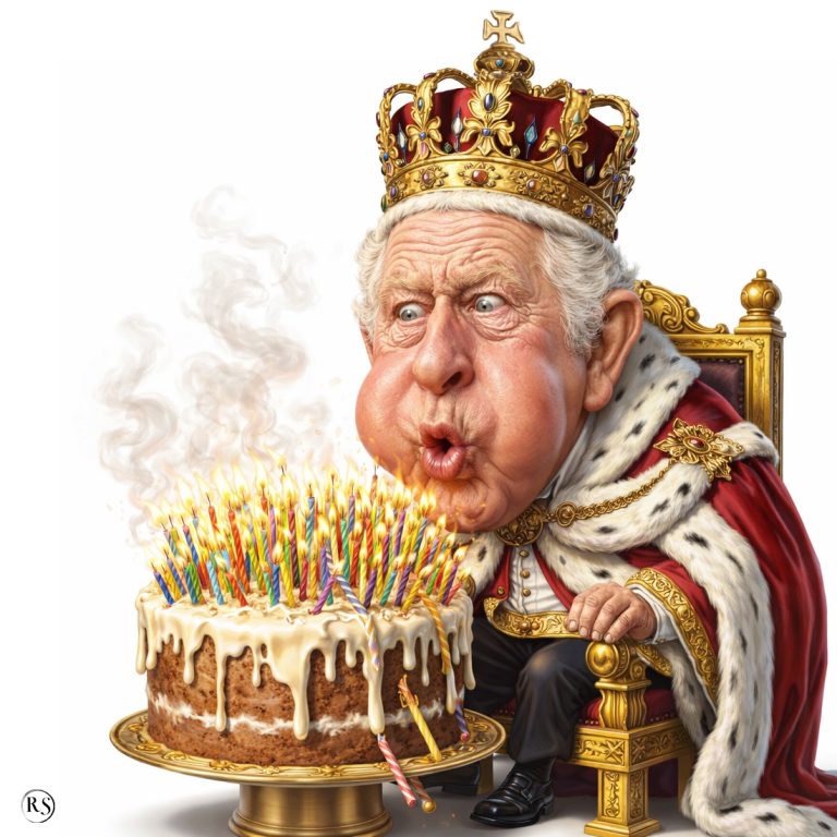Cartoon: don’t forget the birthday boy!