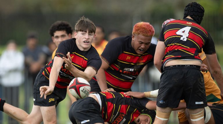 PHS First XV – all smiles despite the cameras
